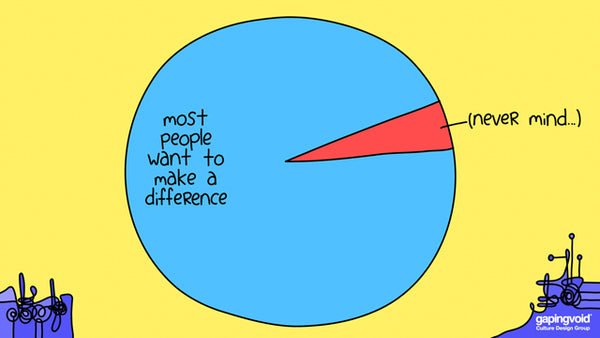 most people want to make a difference (never mind...)